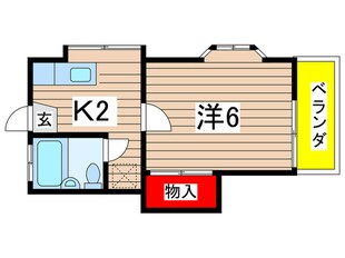 コーポしばざきの物件間取画像